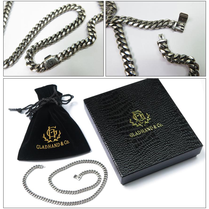 GLAD HAND JEWERLY グラッドハンド ナロー チェーン ネックレス 50cm シルバー925 銀 アメリカ製 GLAD HAND JEWERLY グラッドハンド ナロー チェーン ネックレス 50cm シルバー925 銀 アメリカ製