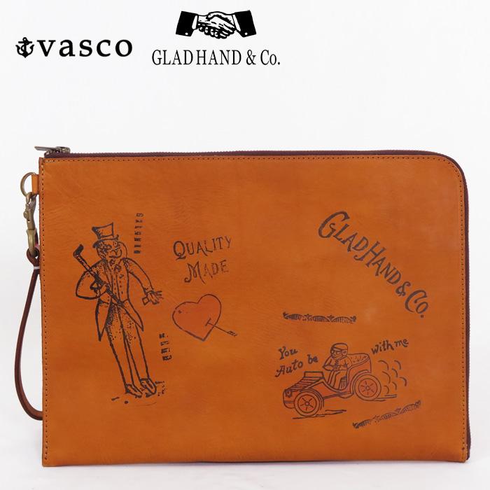 GLAD HAND（グラッドハンド） VASCO × ヴァスコ レザー PCスリーブ