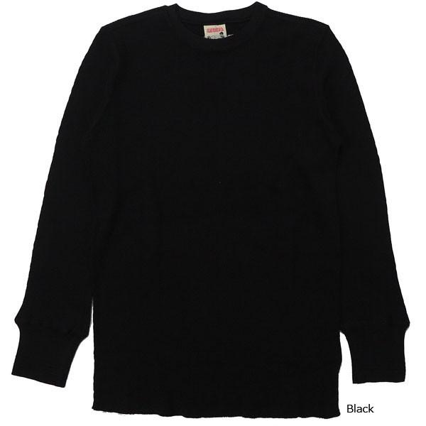 GLAD HAND（グラッドハンド） 長袖 Tシャツ クルーネック ワッフル生地