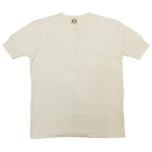 GLAD HAND（グラッドハンド） 半袖 ヘンリーネック ポケット Tシャツ 