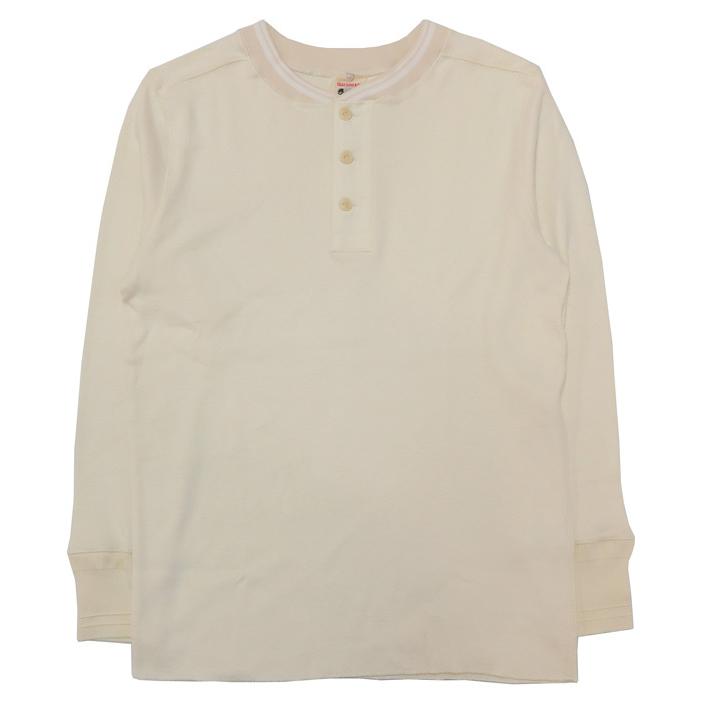 GLAD HAND（グラッドハンド） 長袖 Tシャツ ヘンリーネック フライス