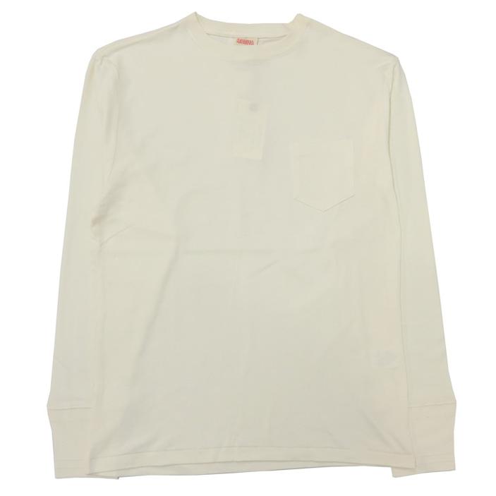 GLAD HAND（グラッドハンド） 長袖 Tシャツ クルーネック 胸ポケット