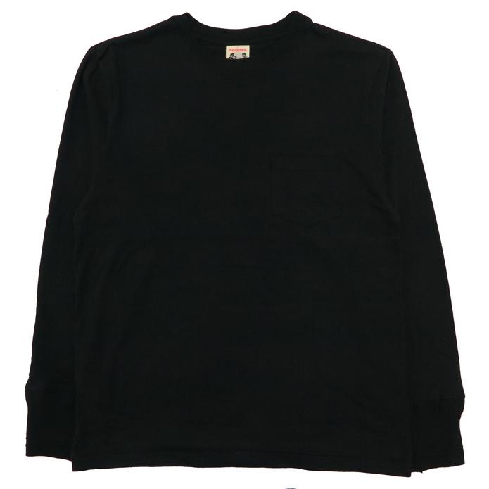 GLAD HAND（グラッドハンド） 長袖 Tシャツ クルーネック 胸ポケット