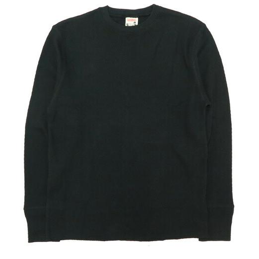 GLAD HAND（グラッドハンド） 長袖 Tシャツ クルーネック ワッフル生地