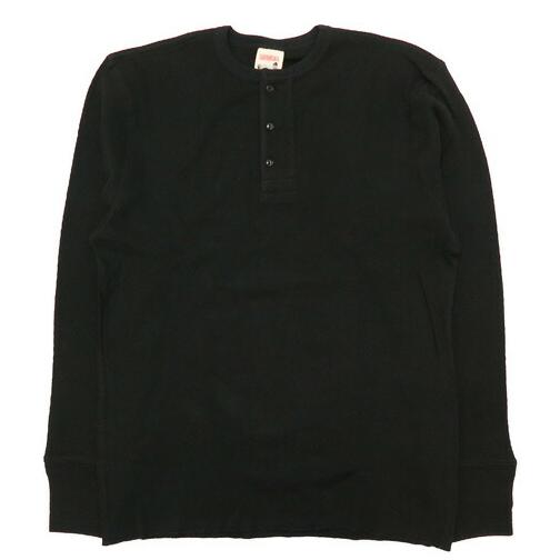 GLAD HAND（グラッドハンド） 長袖 Tシャツ ヘンリーネック ワッフル