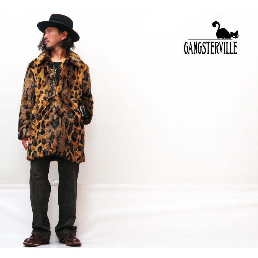 GANGSTERVILLE ギャングスタービル RISE ABOVE ファーコート GANGSTERVILLE ギャングスタービル RISE ABOVE ファーコート