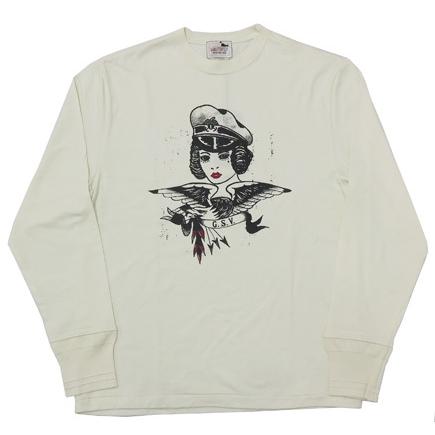 GANGSTERVILLE（ギャングスタービル） 長袖 クルーネック Tシャツ CAPT