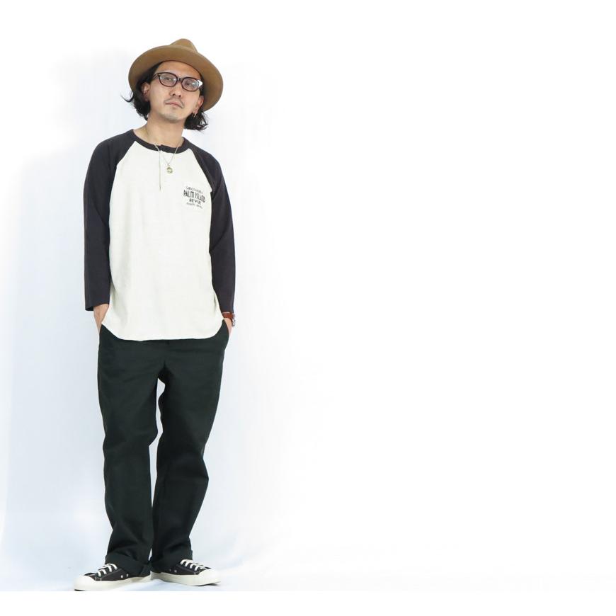 GANGSTERVILLE（ギャングスタービル） ヘンプ混 9分袖 ラグラン