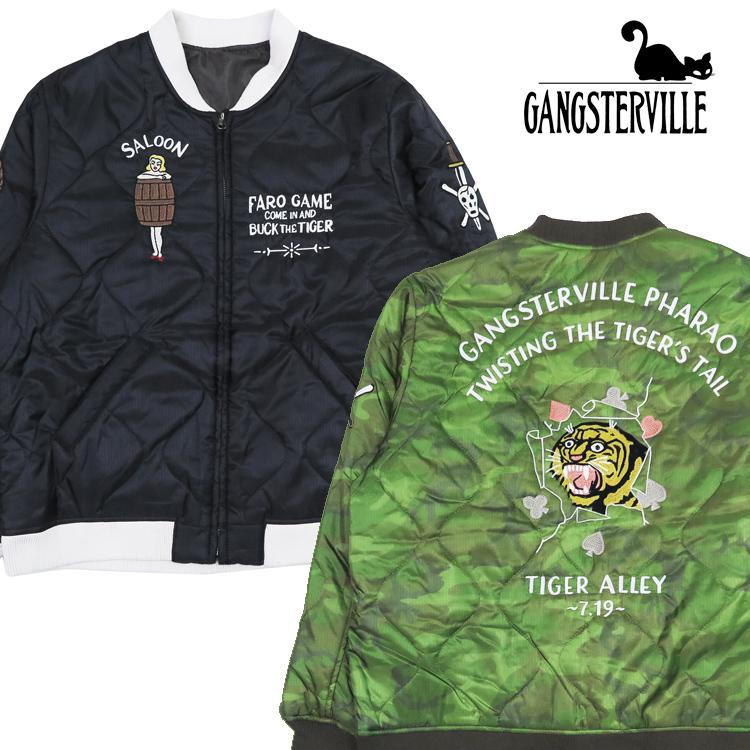 GANGSTERVILLE ギャングスタービル リバーシブル キルティング GANGSTERVILLE ギャングスタービル リバーシブル キルティング