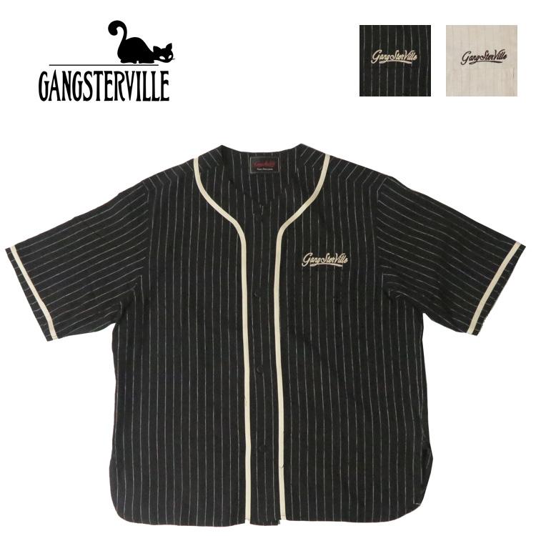 GANGSTERVILLE（ギャングスタービル） 半袖 リネン ベースボール
