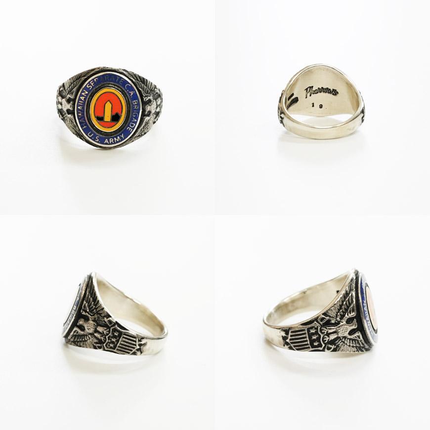 フェローズ　ミリタリーリング　シルバー Pherrow's フェローズ シルバーリング ミリタリーリング USN