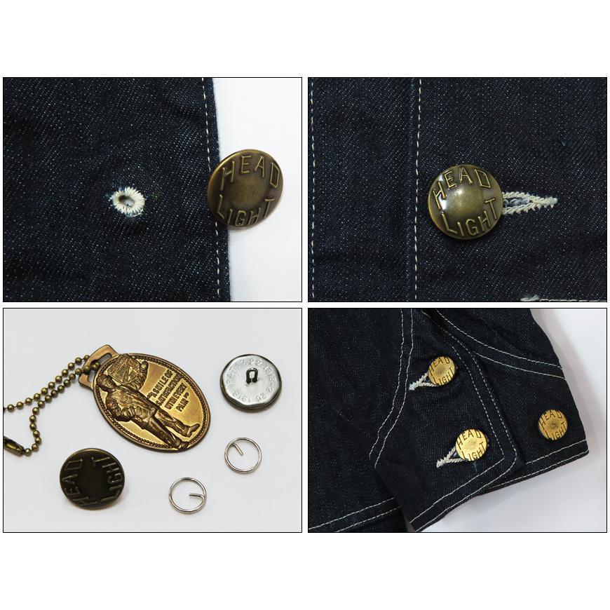 HEADLIGHT ヘッドライト 実名復刻 12oz デッドストック コーンデニム カバーオール Made In U.S.A ワーク ジャケット NOS CONE DENIM シュガーケーン SUGAR CANE 