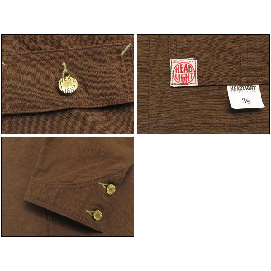 SUGAR CANE HEADLIGHT ヘッドライト 実名復刻 9oz ブラウンダック