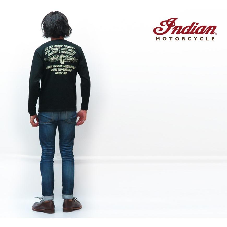 インディアンモーターサイクル Indian Motorcycle 長袖 プリント Ｔシャツ "SCOUT" ＆ "CHIEF"  IM68342｜earthmarket1｜07