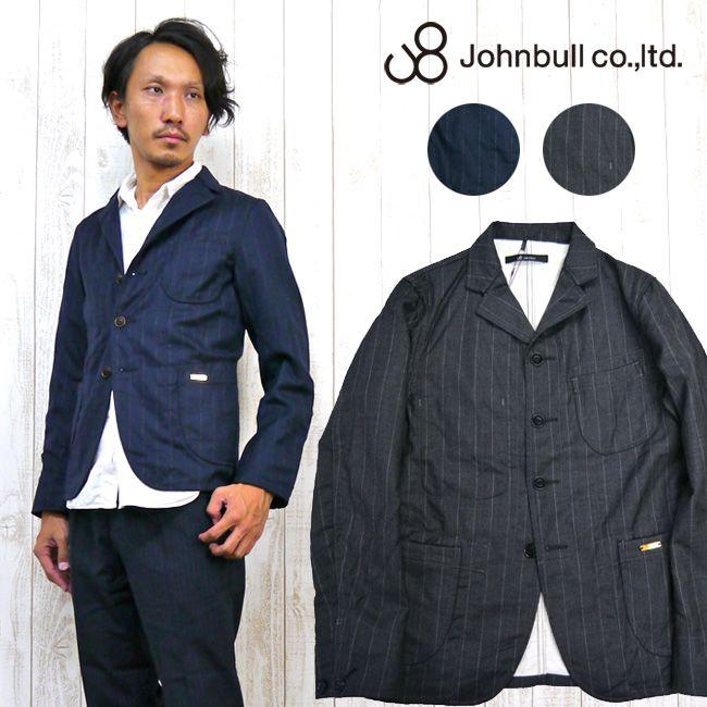Johnbull（ジョンブル） テーラードジャケット ウールストライプ
