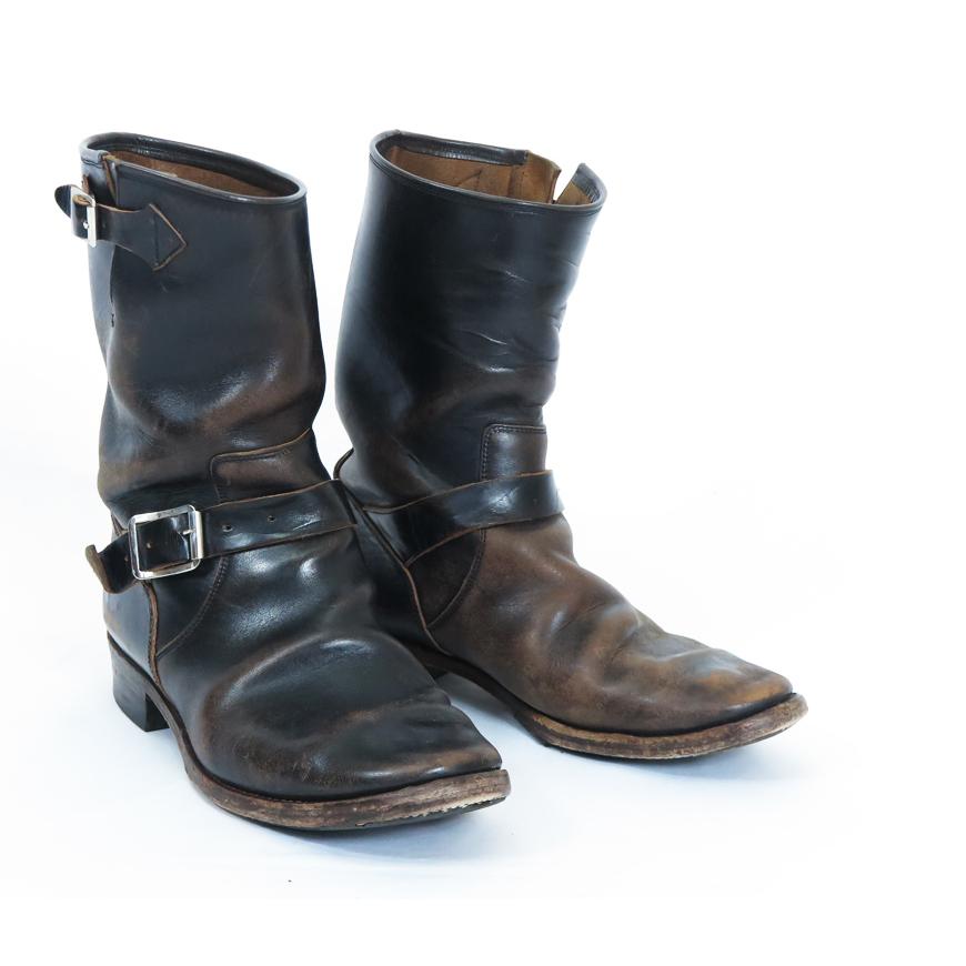 JELADO the BOOTED エンジニアブーツ 茶芯ブラック ホースバット JELADO the BOOTED エンジニアブーツ 茶芯ブラック ホースバット