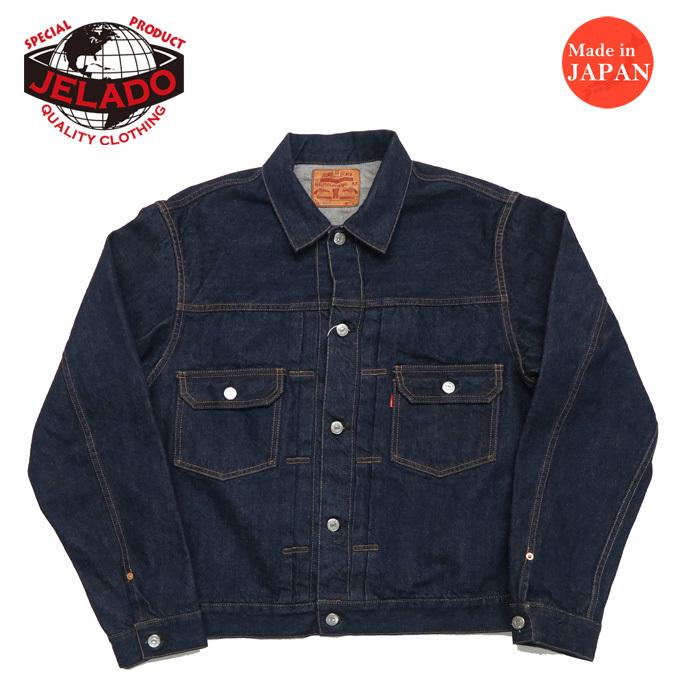 JELADO ジェラード 14oz デニム ジャケット 2ndタイプ XLサイズ "STANDARD COLLECTION" 55Denim Jacket 406XX JP94406 ジージャン Gジャン ワンウォッシュ｜earthmarket1