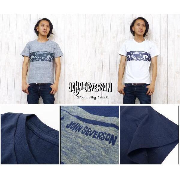 JOHN SEVERSON（ジョンセバーソン） 半袖 Tシャツ プリント SURF