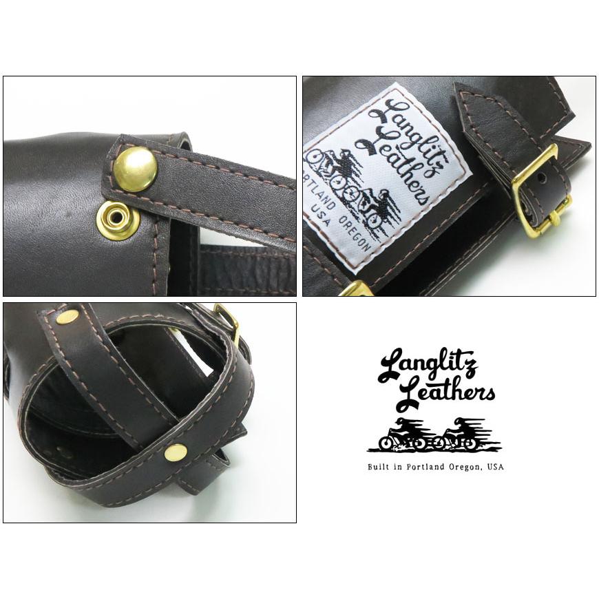 Langlitz Leathers ラングリッツレザーズ レザー ボトルホルダー Langlitz Leathers ラングリッツレザーズ レザー ボトルホルダー
