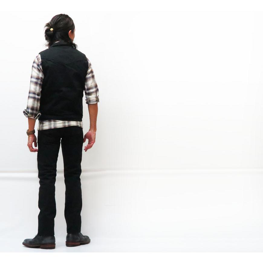 Langlitz Leathers ラングリッツレザーズ 13oz ブラックデニム Langlitz Leathers ラングリッツレザーズ 13oz ブラックデニム