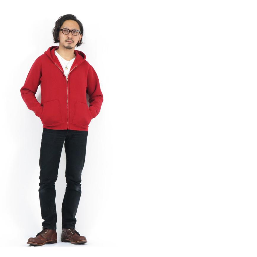 デラックスウェア DELUXEWARE フルジップ スウェット パーカー