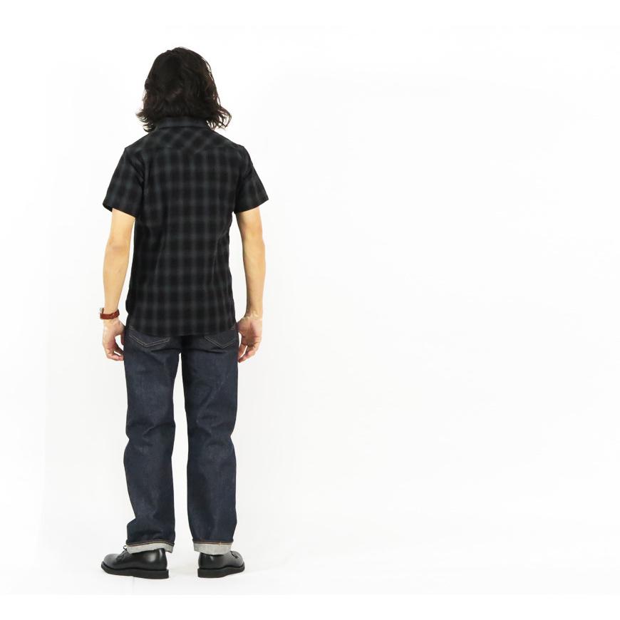 デラックスウェア DELUXEWARE 半袖 バッファローチェック シャツ LV-25