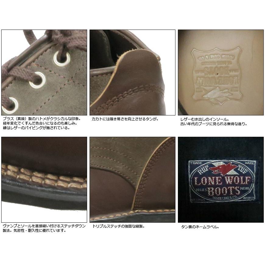 LONE WOLF BOOTS ロンウルフ LONEWOLF ワークブーツ ダークブラウン