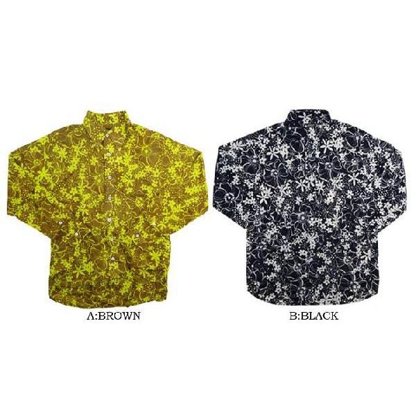 Creighton Company クレイトンカンパニー 花柄長袖シャツ : EARTH