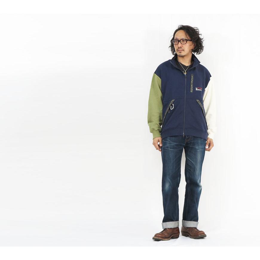 MANASTASH（マナスタッシュ） 長袖 ジップアップ スウェット