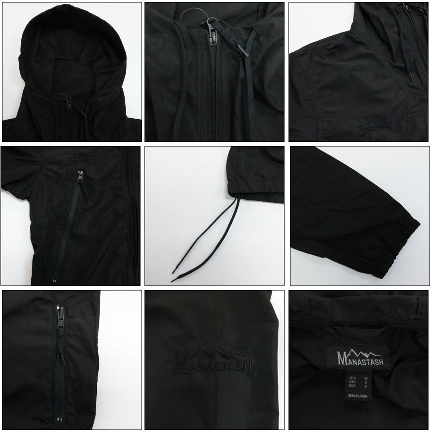 MANASTASH（マナスタッシュ） ポリエステル パーカー ウインド