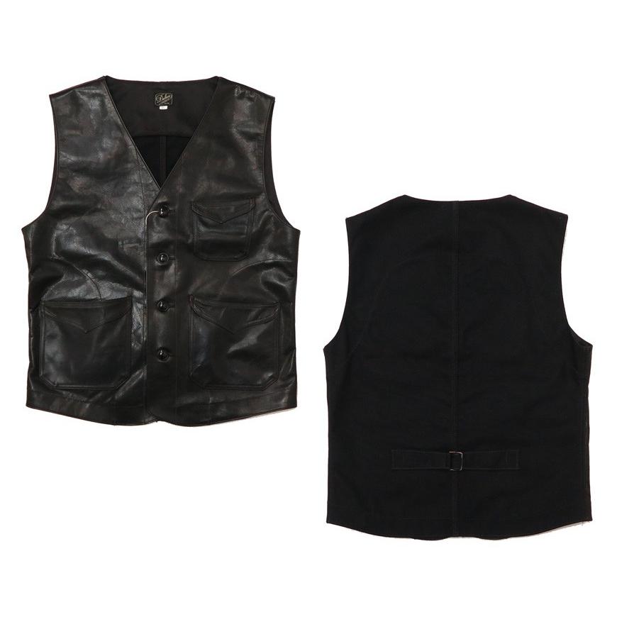 DALLES ＆ CO ダリーズ＆コー ホースハイド レザー ベスト Mest.B 馬革 