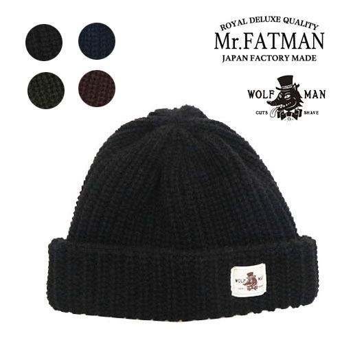Mr.FATMAN ミスターファットマン Wolfman ウルフマン リブ ウール ウォッチ キャップ ニット帽 5213017