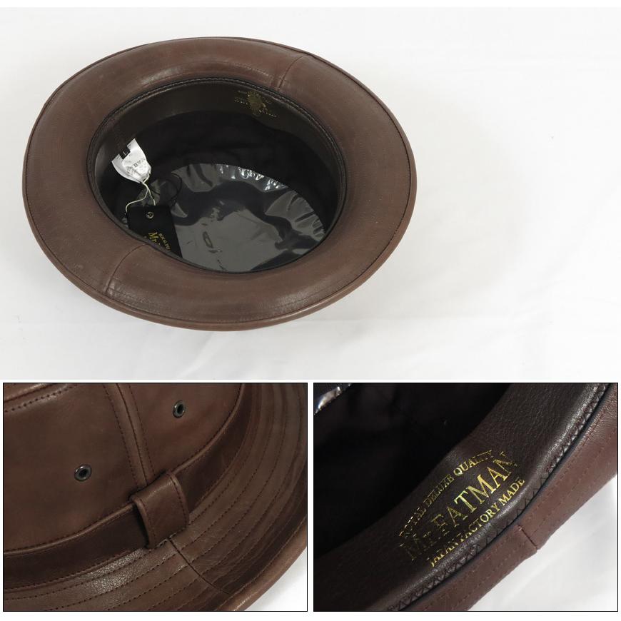 Mr.FATMAN ミスターファットマン Wolfman レザー バーバー ハット