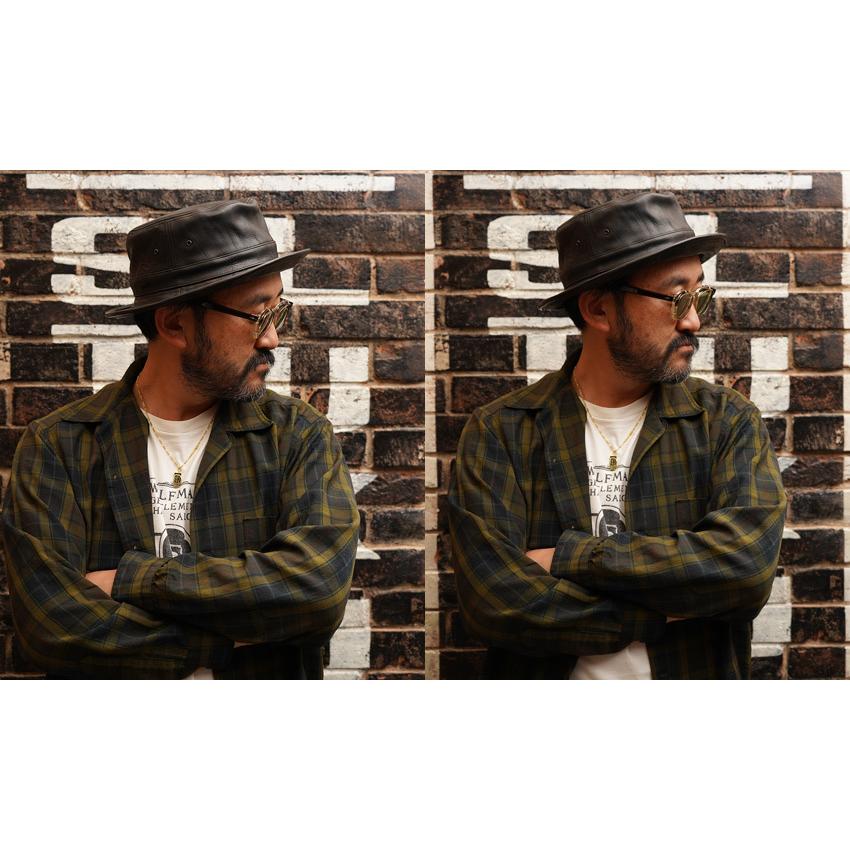 Mr.FATMAN ミスターファットマン Wolfman レザー バーバー ハット