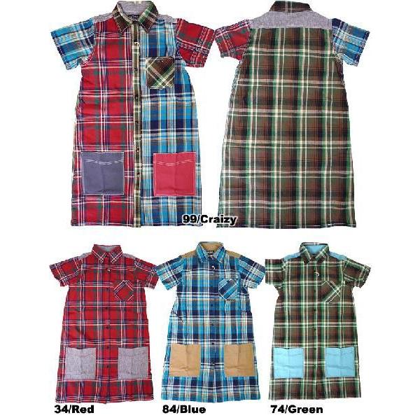 MANASTASH（マナスタッシュ） チェックS Sワンピース : EARTH MARKET