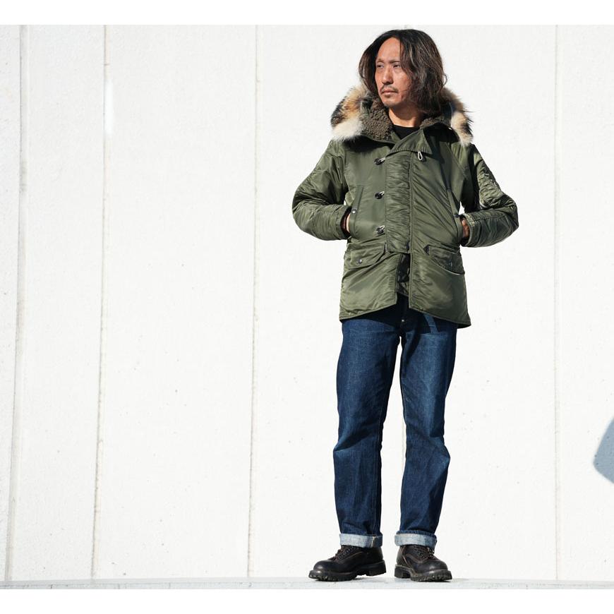 DALLES ＆ CO ダリーズ＆コー NA3 ヘビーゾーン ミリタリー ジャケット Navy Army Jacket N-3B デラックスウェア DELUXEWAREの画像