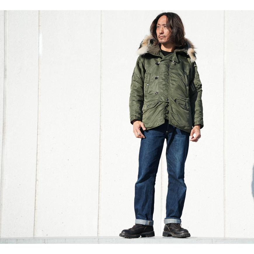 DALLES ＆ CO ダリーズ＆コー NA3 ヘビーゾーン ミリタリー ジャケット Navy Army Jacket N-3B デラックスウェア DELUXEWAREの画像