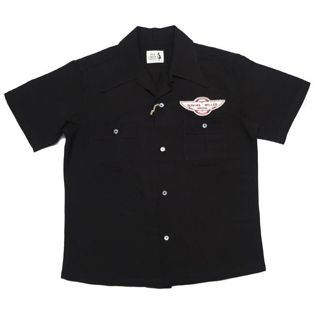 OLD CROW(GLAD HAND) CROW オールドクロウ 半袖 レーヨン/リネン