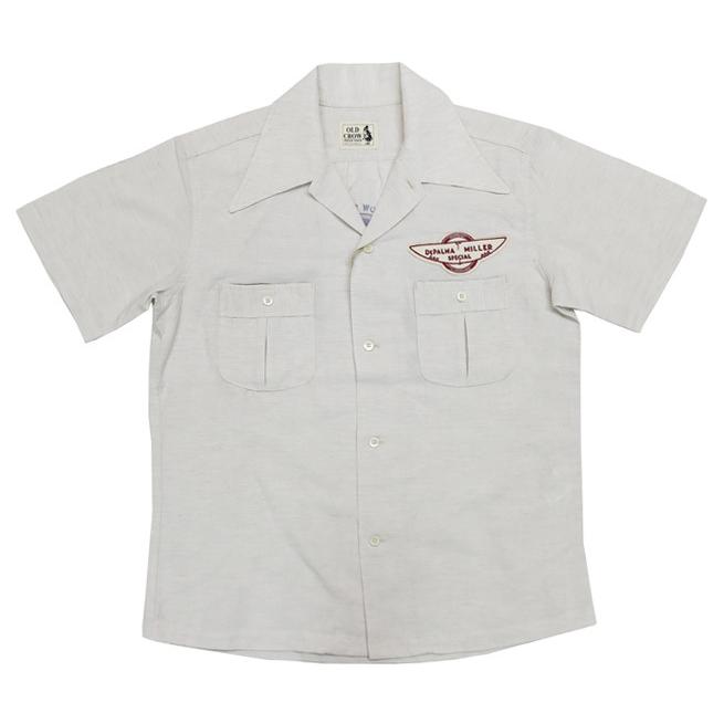 OLD CROW(GLAD HAND) CROW オールドクロウ 半袖 レーヨン/リネン