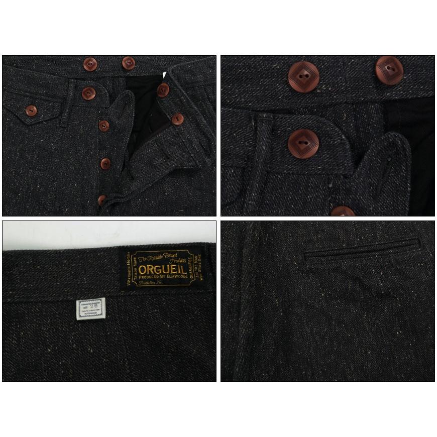 ORGUEIL（オルゲイユ） ワークパンツ ネップツイル トラウザーズ OR