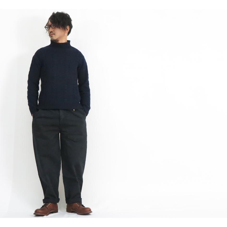 オルゲイユ　ORGUEIL ヘリンボーン ワーク パンツ OR-067 ORGUEIL（オルゲイユ） 】 ヘリンボーンワイドトラウザー