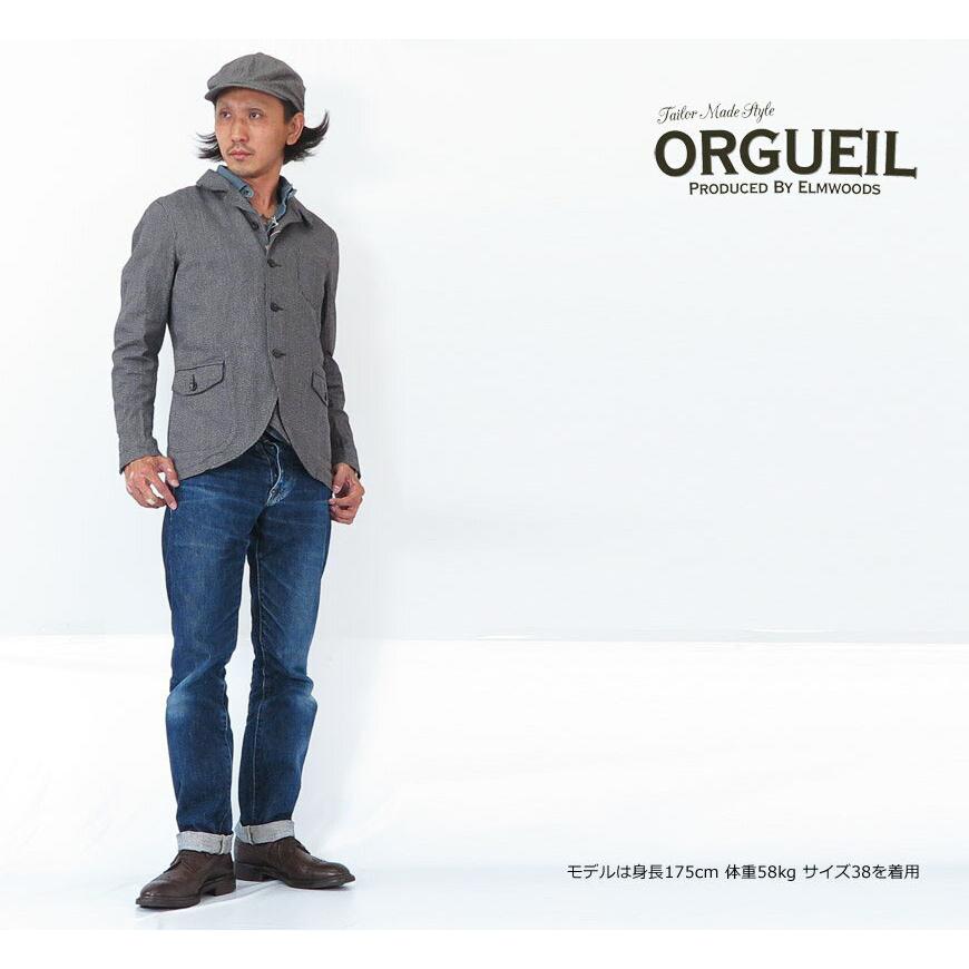 ORGUEIL オルゲイユ クラシック サックジャケット テーラード ORGUEIL オルゲイユ クラシック サックジャケット テーラード