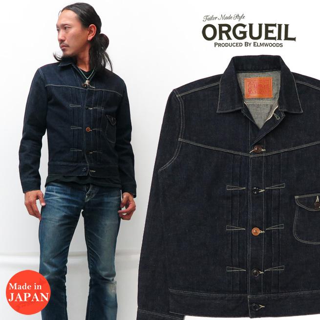 ORGUEIL オルゲイユ テーラー デニム ジャケット 13oz ORGUEIL オルゲイユ テーラー デニム ジャケット 13oz