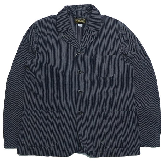 ORGUEIL（オルゲイユ） ネイビーヒッコリーストライプ サック