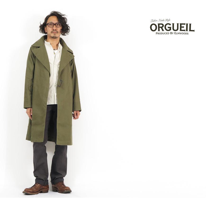 ORGUEIL（オルゲイユ） タイロッケン コート グリーン パラフィン