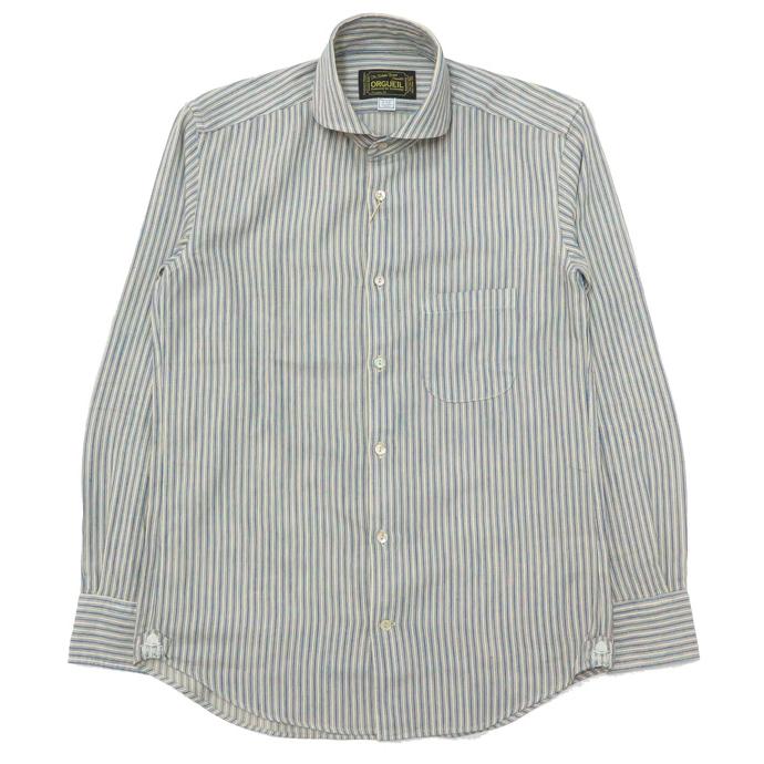 ORGUEIL オルゲイユ ストライプ ワークシャツ ORGUEIL オルゲイユ ストライプ ワークシャツ