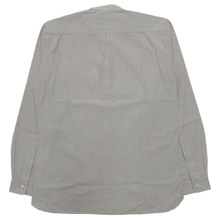 ORGUEIL（オルゲイユ） 長袖 バンドカラー シャツ ストライプ OR-5067A