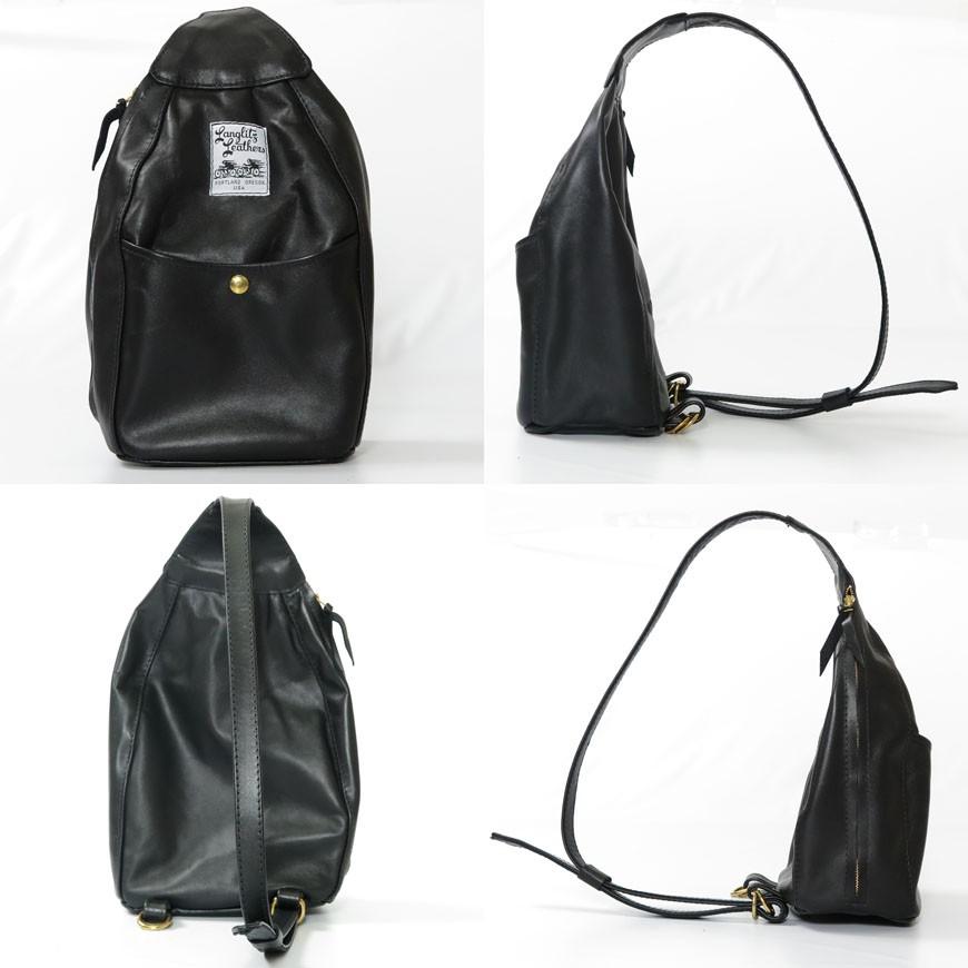 ラングリッツレザーズ Langlitz Leathers ワンショルダー バッグ One Shoulder Bag レザー ショルダーバッグ ボディバッグ 革 バイク｜earthmarket1｜02