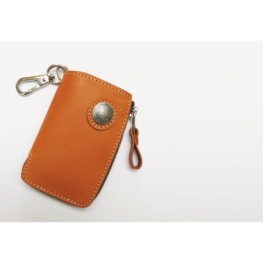 REDMOON（レッドムーン） REDMOON Lジップ レザー キーケース 6連 RM