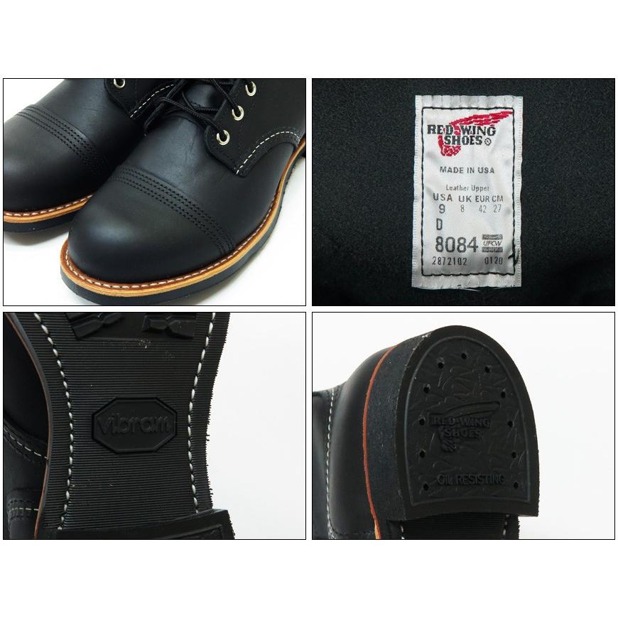 レッドウィング REDWING Iron Ranger アイアンレンジャー ブラック ハーネス STYLE NO.8084 ワーク ブーツ レザーの画像